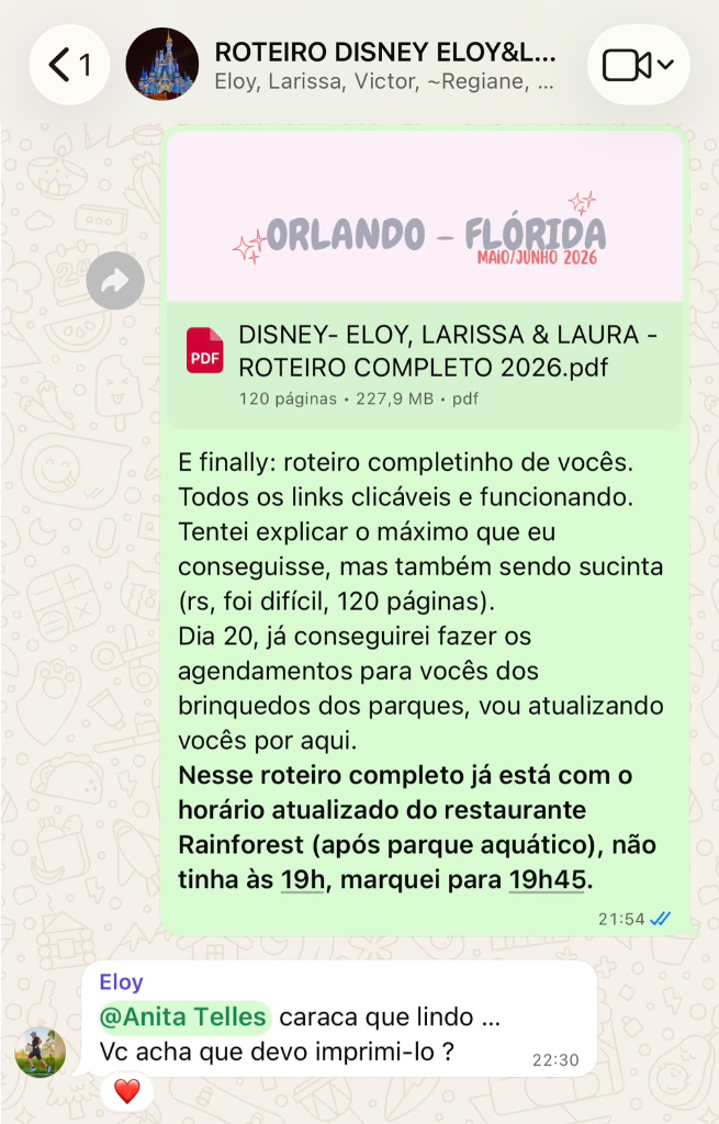 Entrega de roteiro 120 páginas WhatsApp